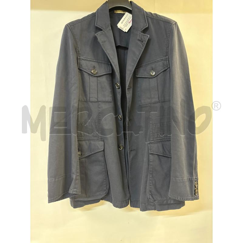 GIACCA UOMO SEVENTY BLU CON BOTTONI | Mercatino dell'Usato Acerra 1