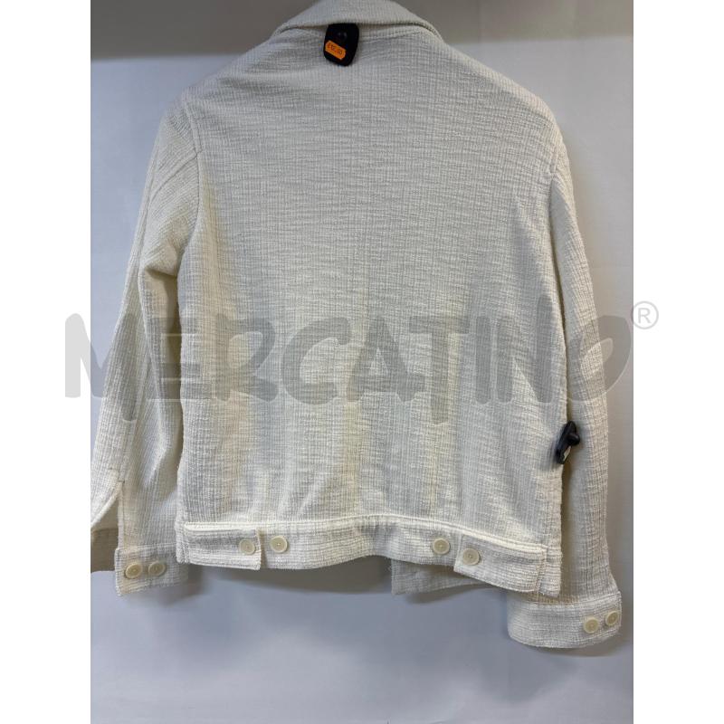 GIACCA UOMO ZARA BIANCO CON TASCHINI  | Mercatino dell'Usato Acerra 2