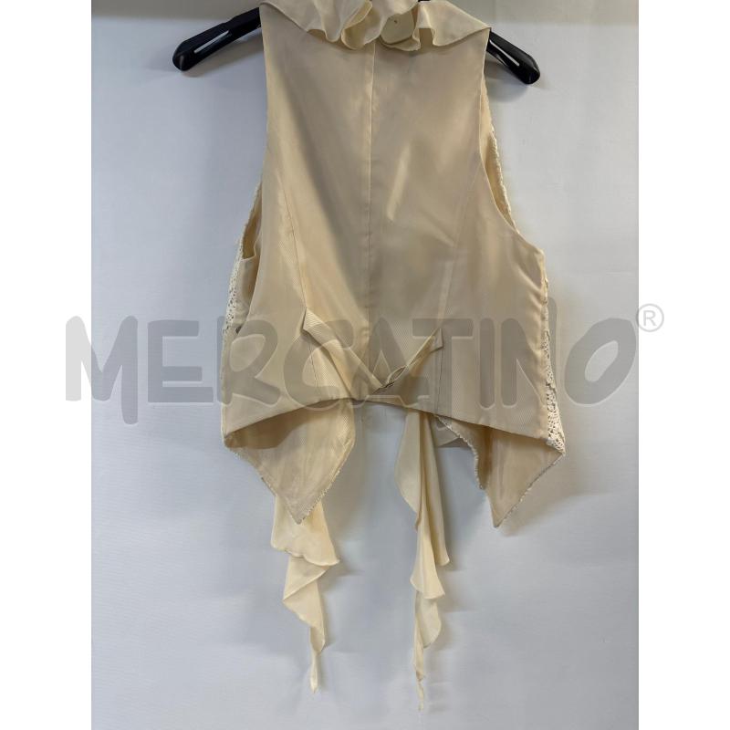 GILET DONNA BEIGE RICAMI GUESS | Mercatino dell'Usato Acerra 2