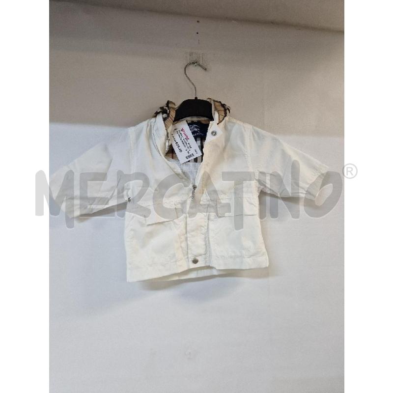 GIUBBINO BAMBINA BIANCO GRIGIO BURBERRY | Mercatino dell'Usato Acerra 1