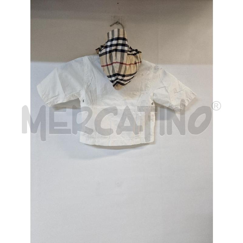 GIUBBINO BAMBINA BIANCO GRIGIO BURBERRY | Mercatino dell'Usato Acerra 2