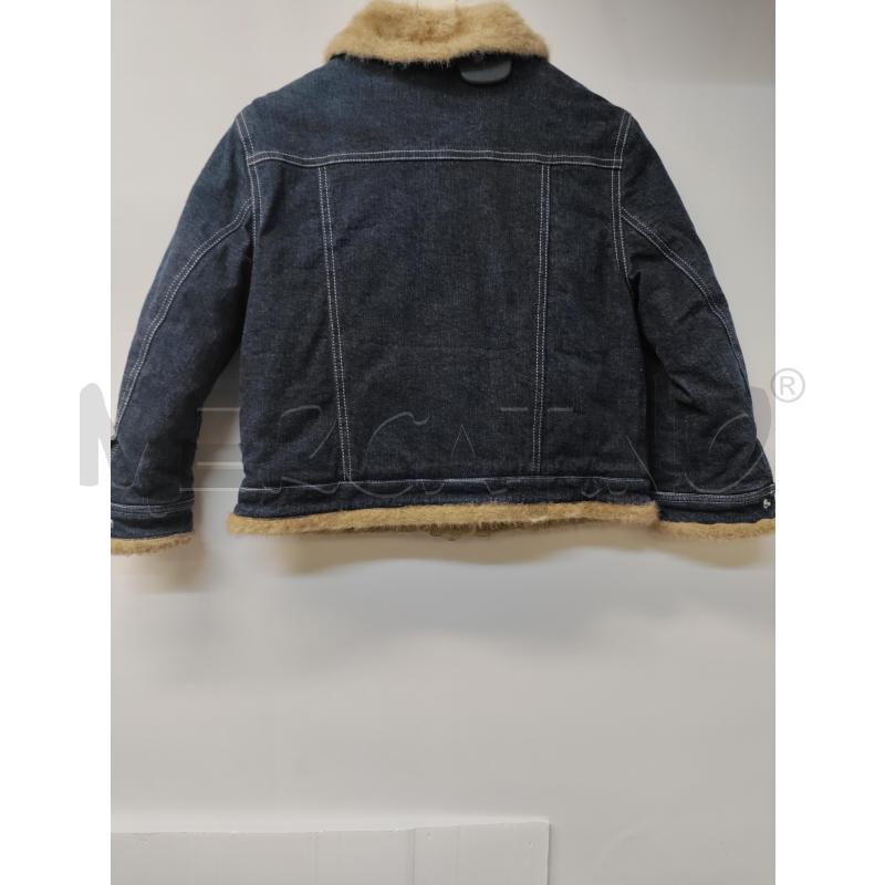 GIUBBINO BAMBINA MICROBE DENIM CON PELLICCIA BEIGE | Mercatino dell'Usato Acerra 2