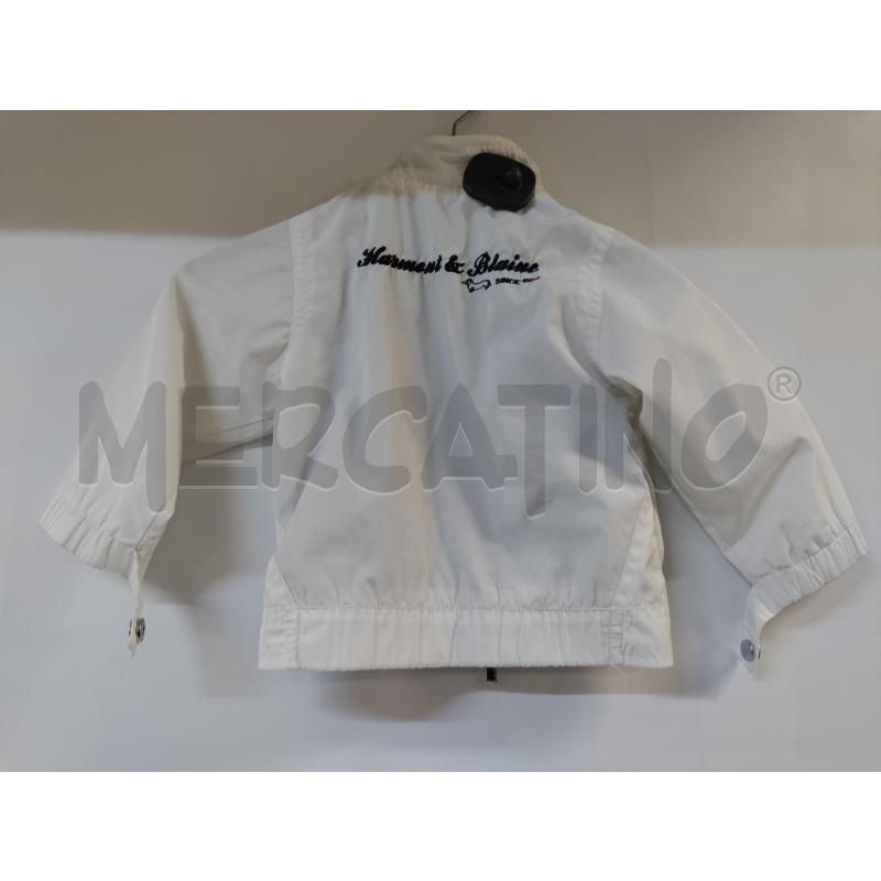 GIUBBINO BAMBINO HARMONT&BLAINE BIANCO ZON ZIP | Mercatino dell'Usato Acerra 2