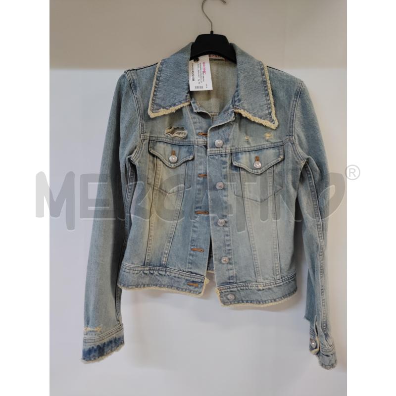 GIUBBINO DONNA LIU-JO JEANS LAVAGGIO CHIARO | Mercatino dell'Usato Acerra 1