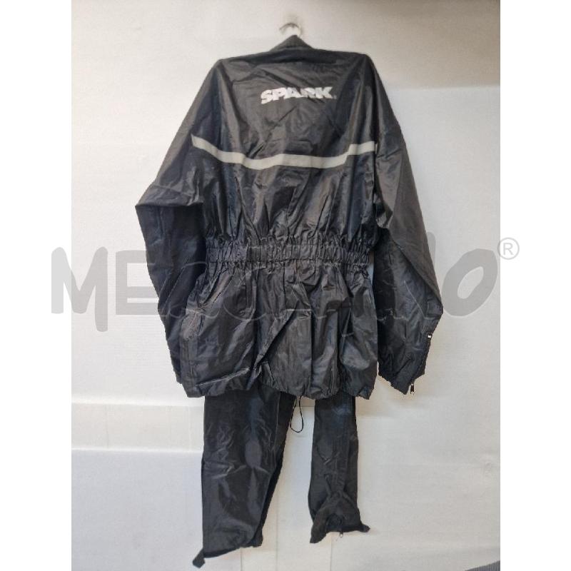 GIUBBINO+PANTALONE UOMO NERO PER MOTO SPARK | Mercatino dell'Usato Acerra 2