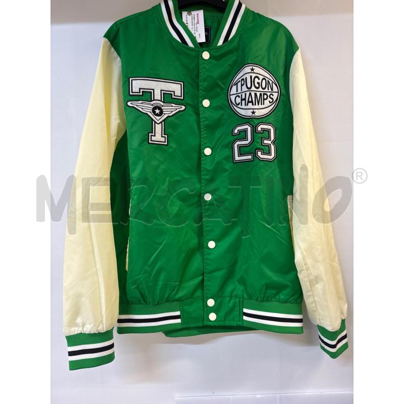 GIUBBINO UOMO ATON MEN VERDE BEIGE | Mercatino dell'Usato Acerra 1
