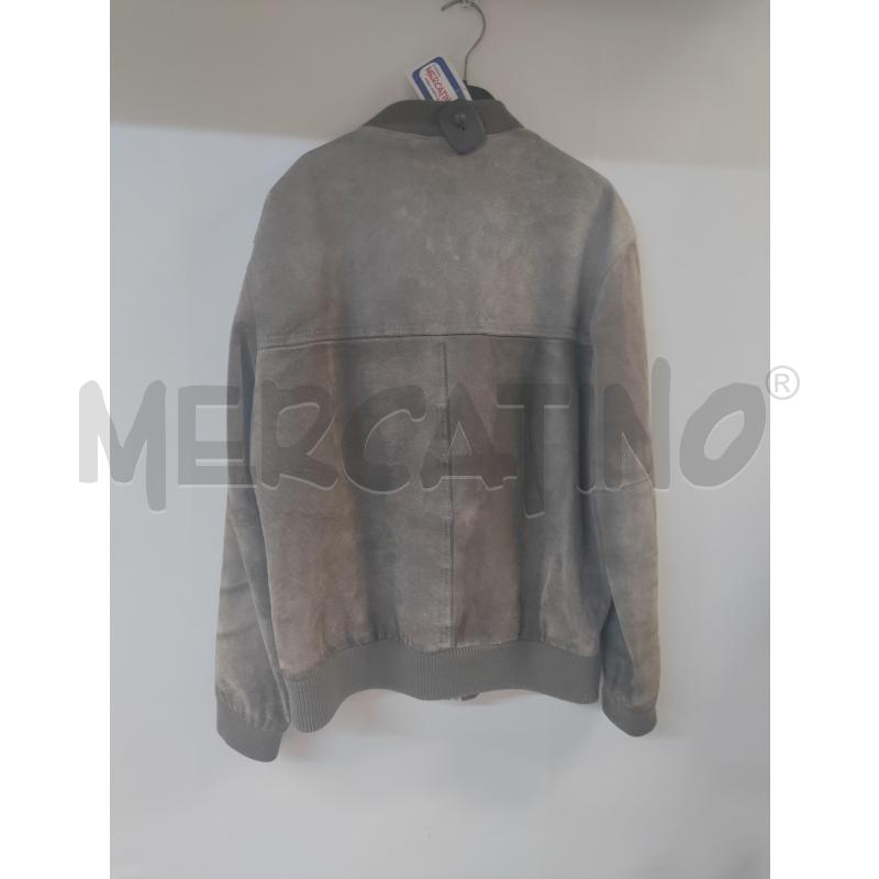 GIUBBINO UOMO ECHTES LEDER GRIGIO | Mercatino dell'Usato Acerra 2