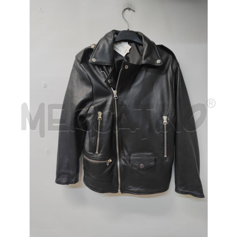 GIUBBINO UOMO VERA PELLE NERO | Mercatino dell'Usato Acerra 1