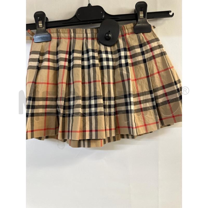 GONNA BAMBINA BURBERRY BEIGE NERO | Mercatino dell'Usato Acerra 2