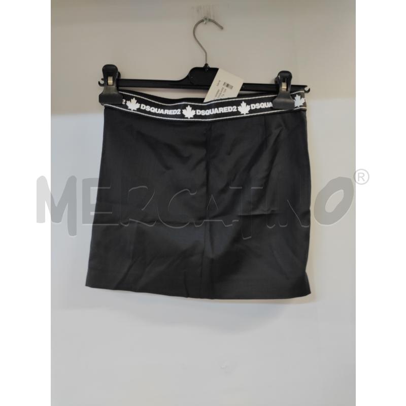 GONNA BAMBINA DSQUARED NERO SCRITTA BIANCO | Mercatino dell'Usato Acerra 1