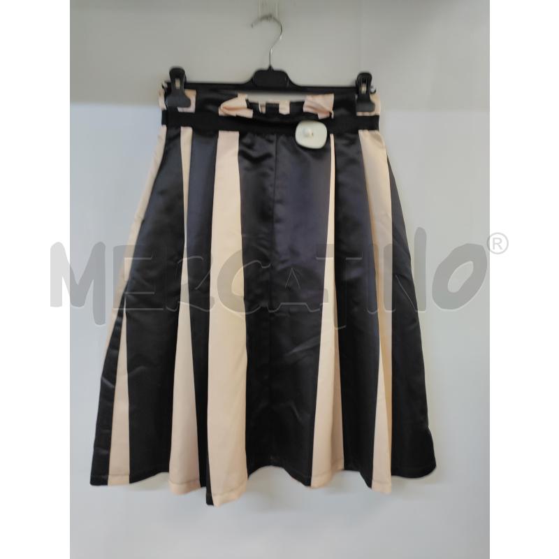 GONNA IMPERIAL BEIGE NERO RIGATA | Mercatino dell'Usato Acerra 2