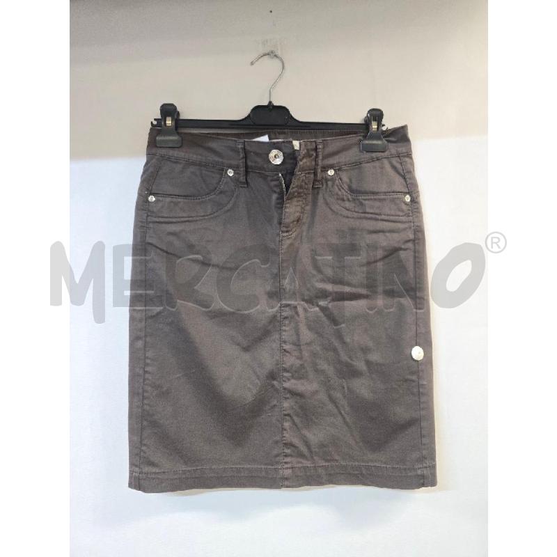 GONNA MARRONE LIU JEANS  | Mercatino dell'Usato Acerra 1