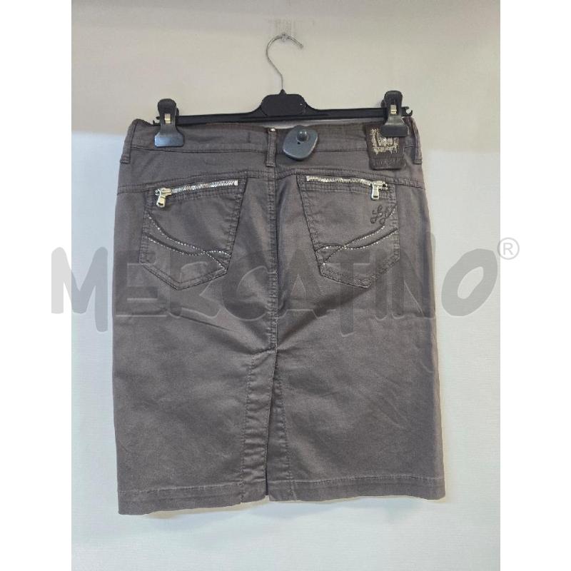 GONNA MARRONE LIU JEANS  | Mercatino dell'Usato Acerra 2