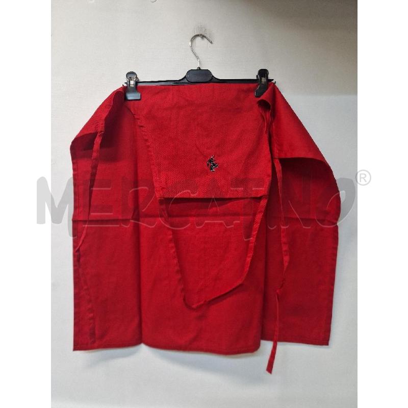GREMBIULE ROSSO FERRARI STEMMA | Mercatino dell'Usato Acerra 1