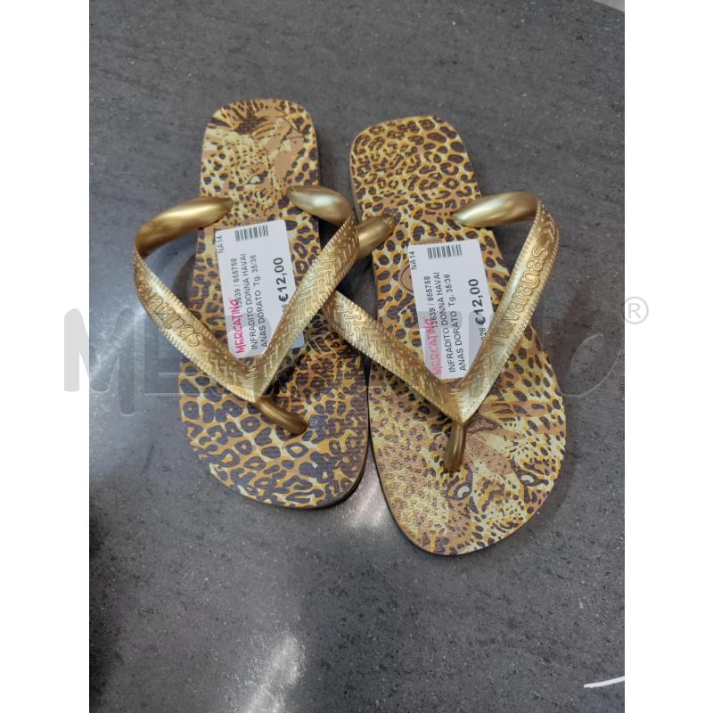 INFRADITO DONNA HAVAIANAS DORATO | Mercatino dell'Usato Acerra 1