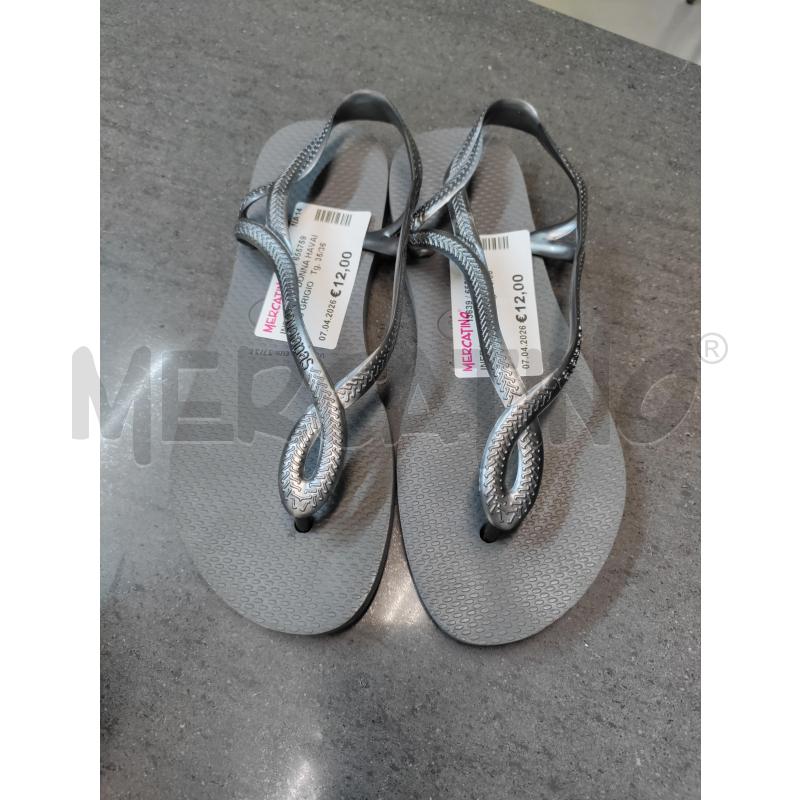 INFRADITO DONNA HAVAIANAS GRIGIO  | Mercatino dell'Usato Acerra 1