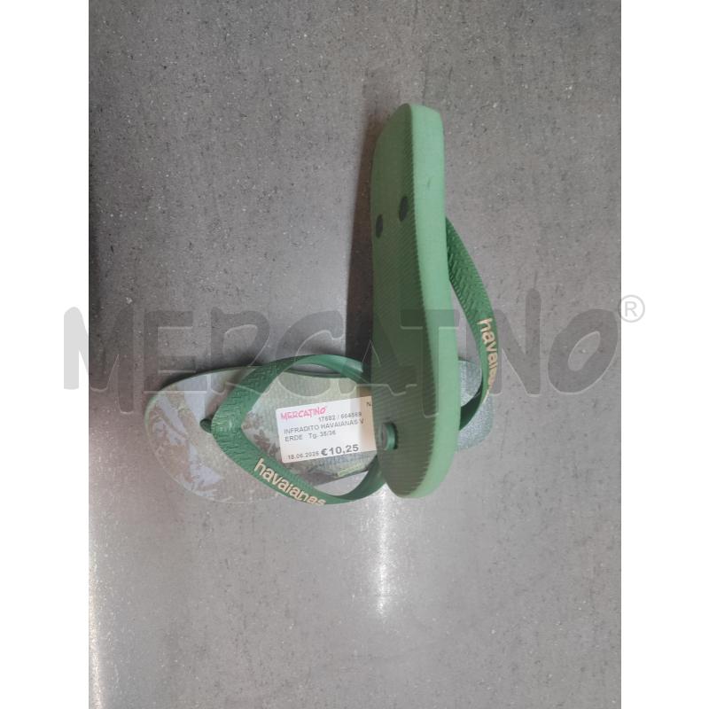 INFRADITO HAVAIANAS VERDE  | Mercatino dell'Usato Acerra 2