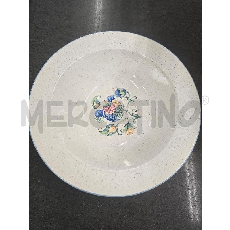 INSALATIERA+PIATTO BIANCO FIGURA UCCELLINO | Mercatino dell'Usato Acerra 1