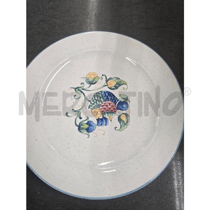 INSALATIERA+PIATTO BIANCO FIGURA UCCELLINO | Mercatino dell'Usato Acerra 2