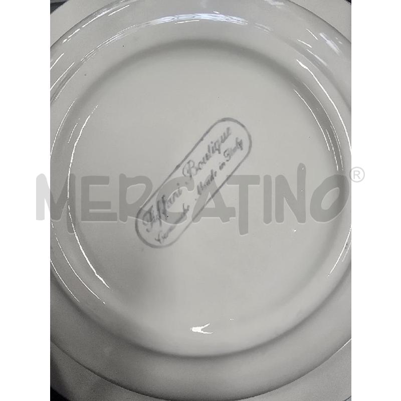INSALATIERA+PIATTO BIANCO FIGURA UCCELLINO | Mercatino dell'Usato Acerra 3