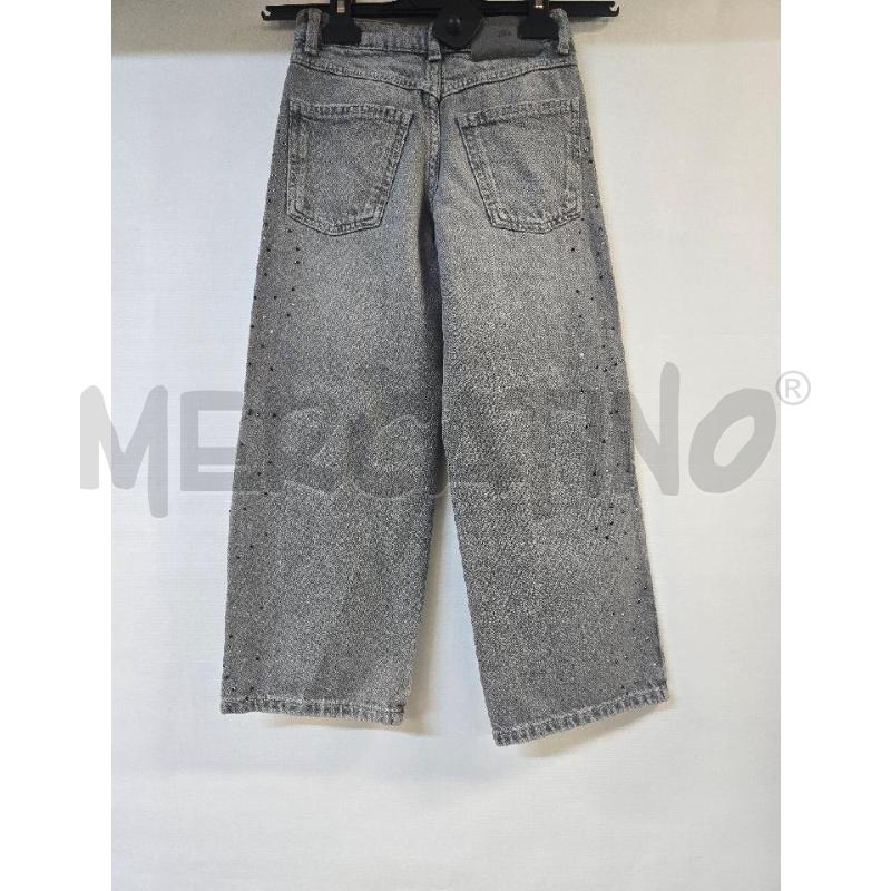 JEANS BAMBINA ZARA GRIGIO CON STRASS | Mercatino dell'Usato Acerra 2