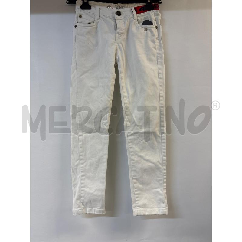 JEANS BAMBINO 4US BIANCO | Mercatino dell'Usato Acerra 1