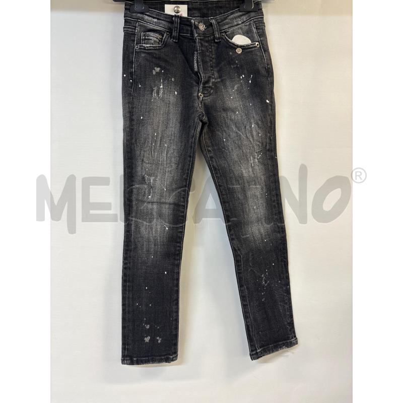 JEANS BAMBINO DSQUARED NERO | Mercatino dell'Usato Acerra 1
