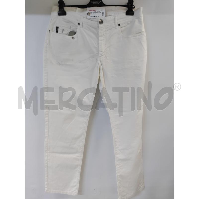 JEANS DONNA 1CLASSE BIANCO | Mercatino dell'Usato Acerra 1