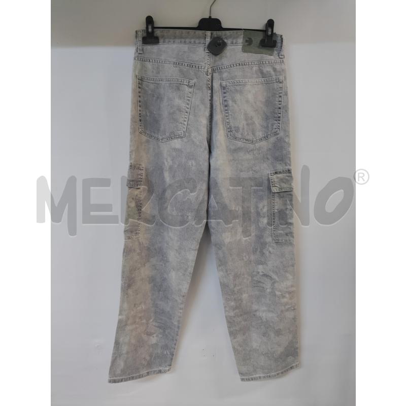 JEANS DONNA BERSHKA GRIGIO CON TASCONI | Mercatino dell'Usato Acerra 2