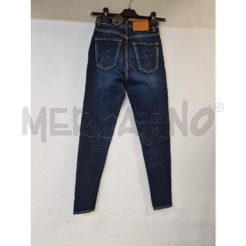 JEANS DONNA BLU MACCHIE ROSSO PATRIOT | Mercatino dell'Usato Acerra 2