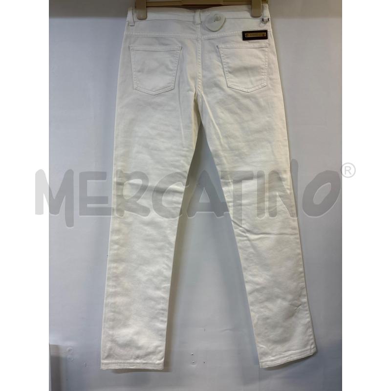 JEANS DONNA BURBERRY BIANCO | Mercatino dell'Usato Acerra 3