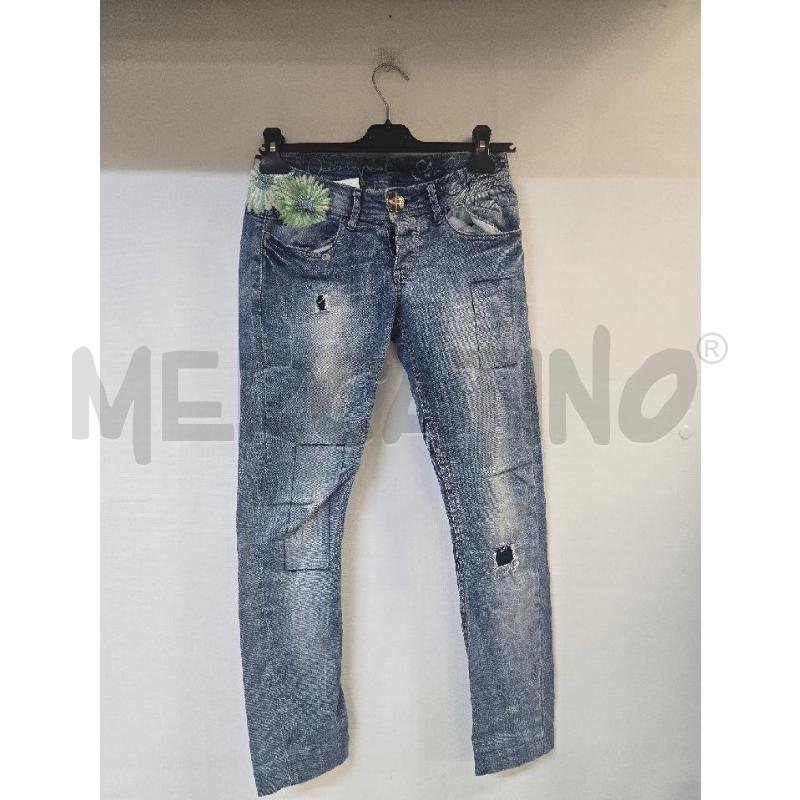 JEANS DONNA DESIGUAL DENIM CHIARO | Mercatino dell'Usato Acerra 1