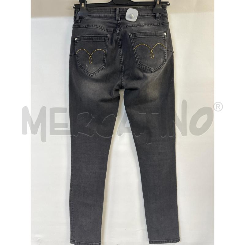 JEANS DONNA DESIGUAL GRIGIO SCURO | Mercatino dell'Usato Acerra 2
