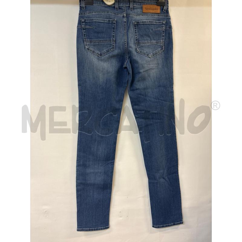 JEANS DONNA NERO GIARDINI SKINNY | Mercatino dell'Usato Acerra 2