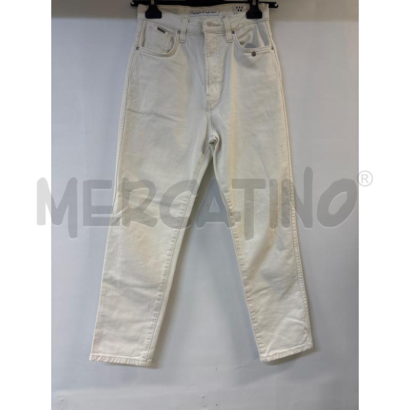 JEANS DONNA PEPE JEANS BIANCO | Mercatino dell'Usato Acerra 1