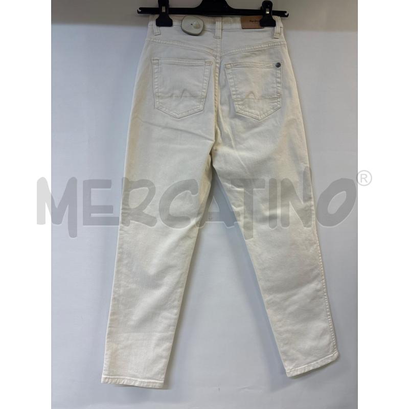 JEANS DONNA PEPE JEANS BIANCO | Mercatino dell'Usato Acerra 2