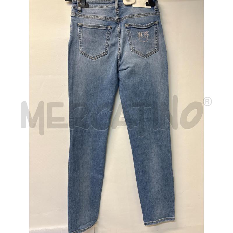 JEANS DONNA PINKO DENIM SKINNY CHIARO | Mercatino dell'Usato Acerra 2