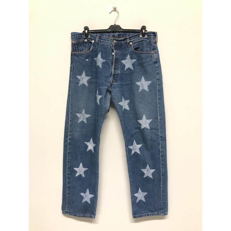 JEANS DONNA STELLE BIANCO LEVIS | Mercatino dell'Usato Acerra