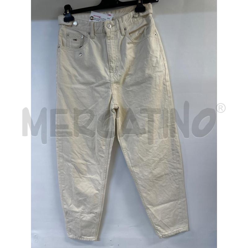 JEANS DONNA TOMMY HILFIGER BEIGE | Mercatino dell'Usato Acerra 1
