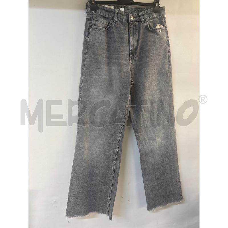 JEANS DONNA ZARA GRIGIO  | Mercatino dell'Usato Acerra 1