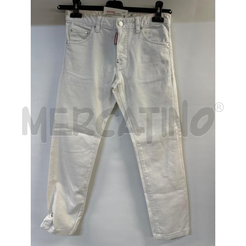 JEANS DSQUARED BIANCO | Mercatino dell'Usato Acerra 1