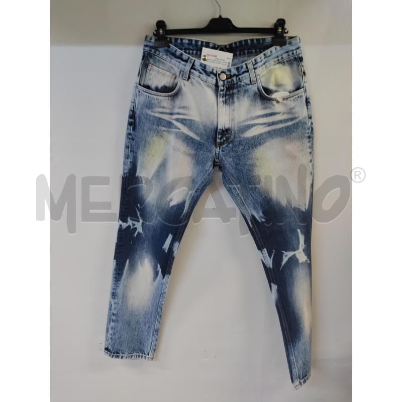 JEANS UOMO MNML LAVAGGIO CHIARO SFUMATO BIANCO | Mercatino dell'Usato Acerra 1