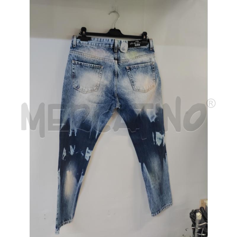 JEANS UOMO MNML LAVAGGIO CHIARO SFUMATO BIANCO | Mercatino dell'Usato Acerra 2