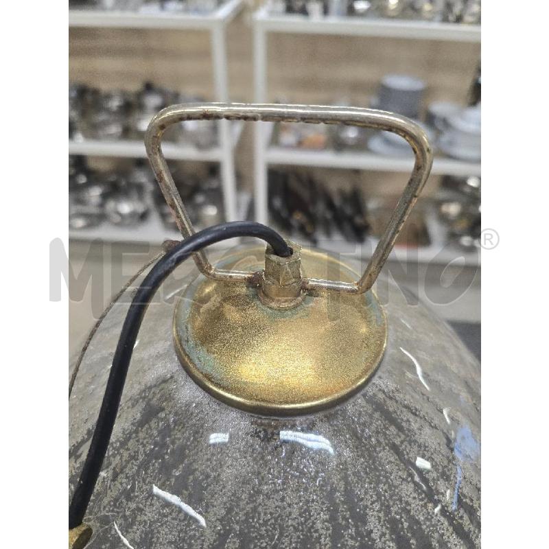 LAMPADARIO VETRO CUPOLA RIGATA  | Mercatino dell'Usato Acerra 2