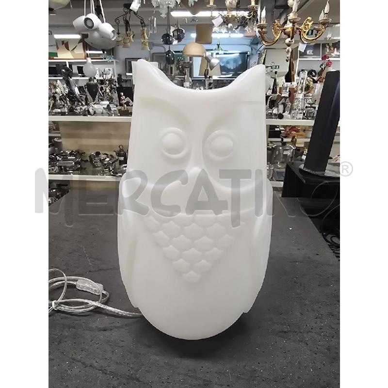 LAMPADA BIANCA GUFO BIANCO | Mercatino dell'Usato Acerra 1