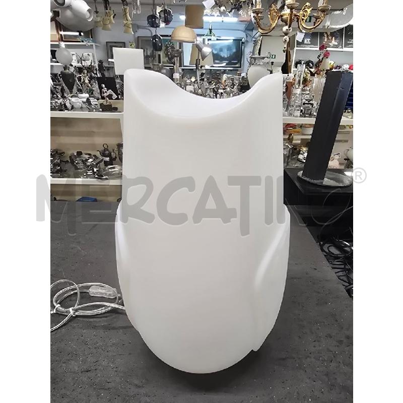 LAMPADA BIANCA GUFO BIANCO | Mercatino dell'Usato Acerra 2