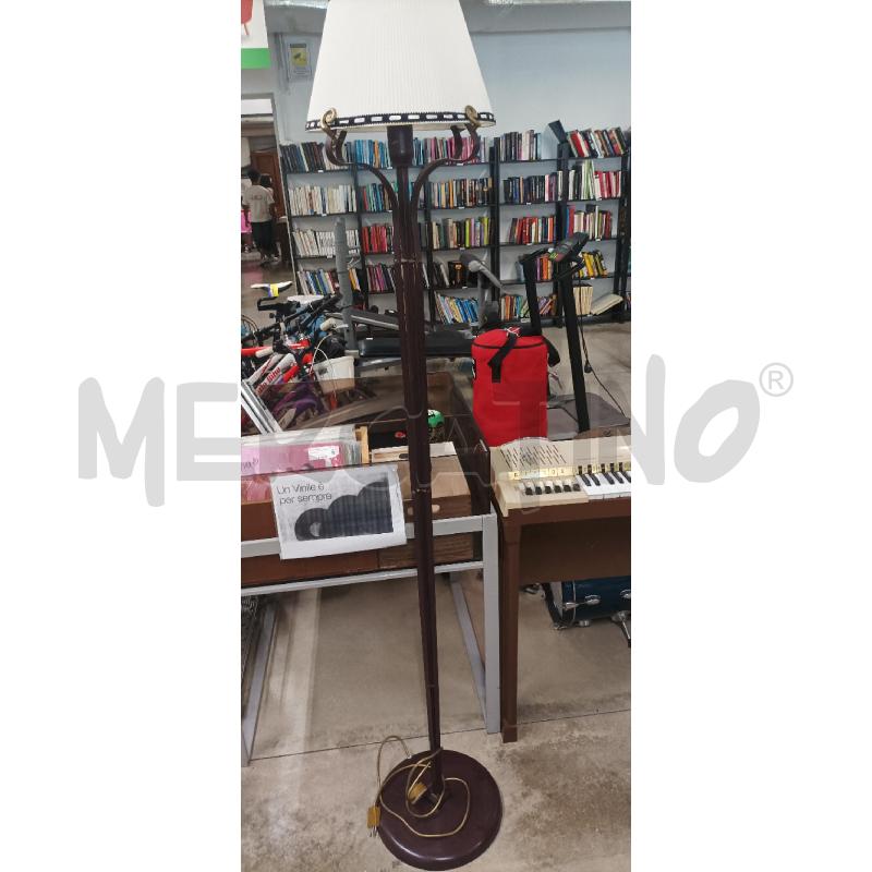 LAMPADA DA TERRA MARRONE  | Mercatino dell'Usato Acerra 1