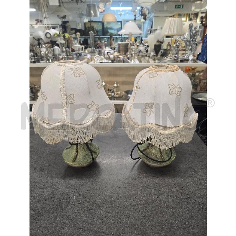 LAMPADE PZ. 2 SILVER VERDE COPRILUME | Mercatino dell'Usato Acerra 1