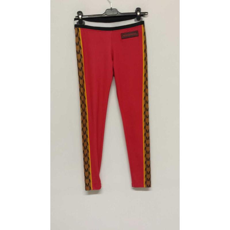 LEGGINGS DONNA MNIMAL ROSA BANDA MARRONE | Mercatino dell'Usato Acerra