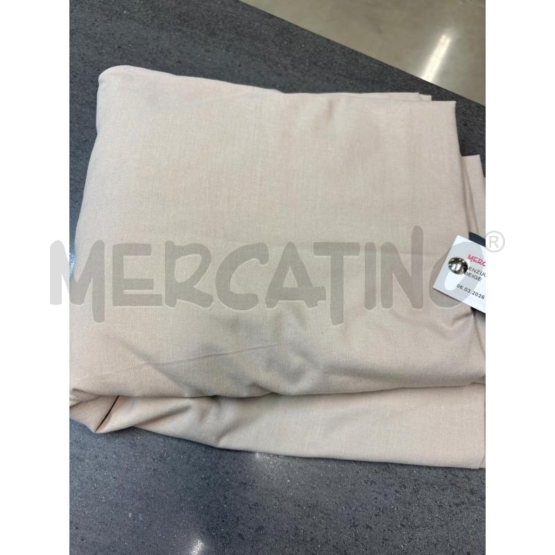 LENZUOLO MATRIMONIALE BEIGE  | Mercatino dell'Usato Acerra 1
